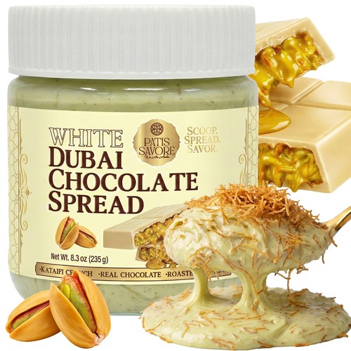 White dubai chocolate spread - white,