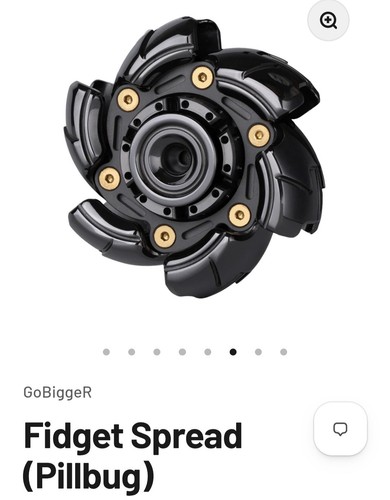 Bigger fidget spread - bigger,