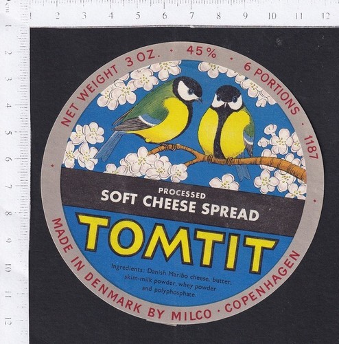 1950s tomtit soft - 1950s, cheese